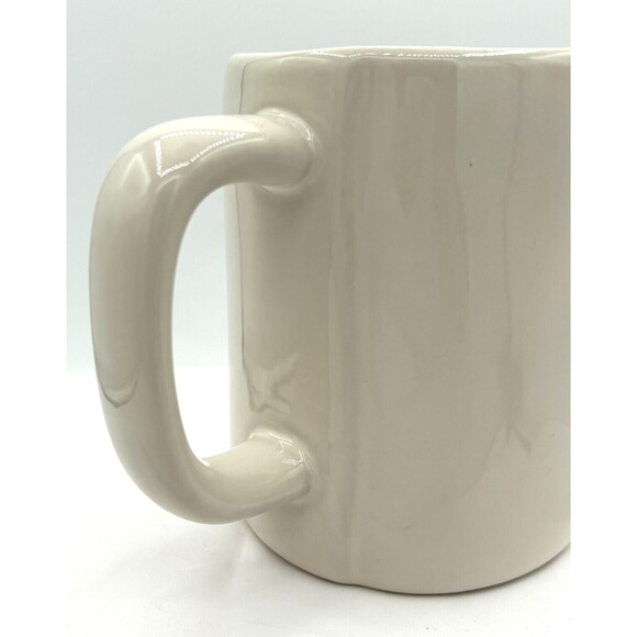 Rae Dunn LOVE Mug Ivory Hearts Valentines Love Artisan Collection Red Glazed New - Picture 13 of 14